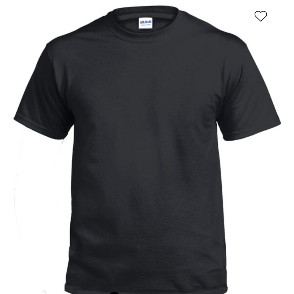 Plain Black Unisex Shirt